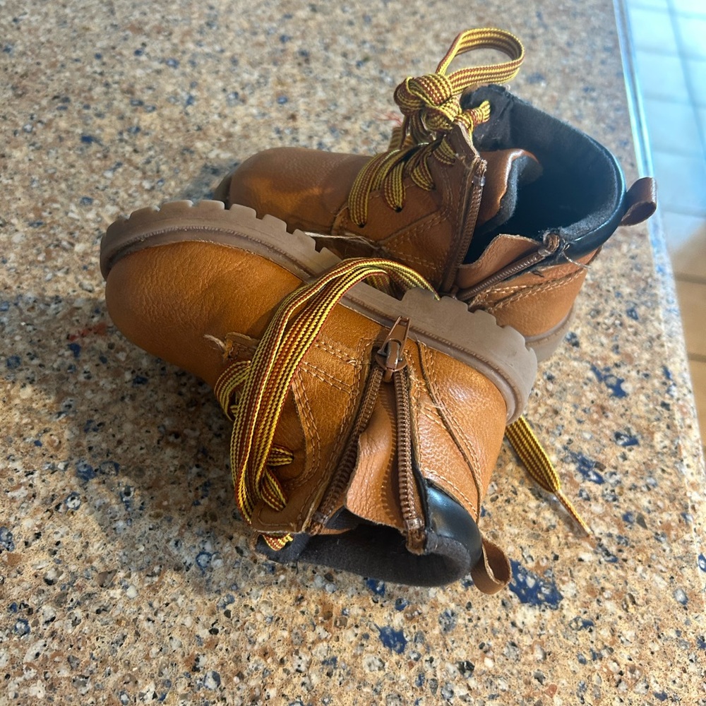 Kids Tan Boots